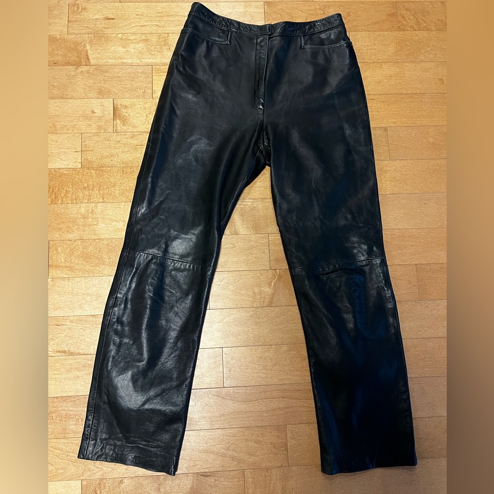 Black Leather Pants